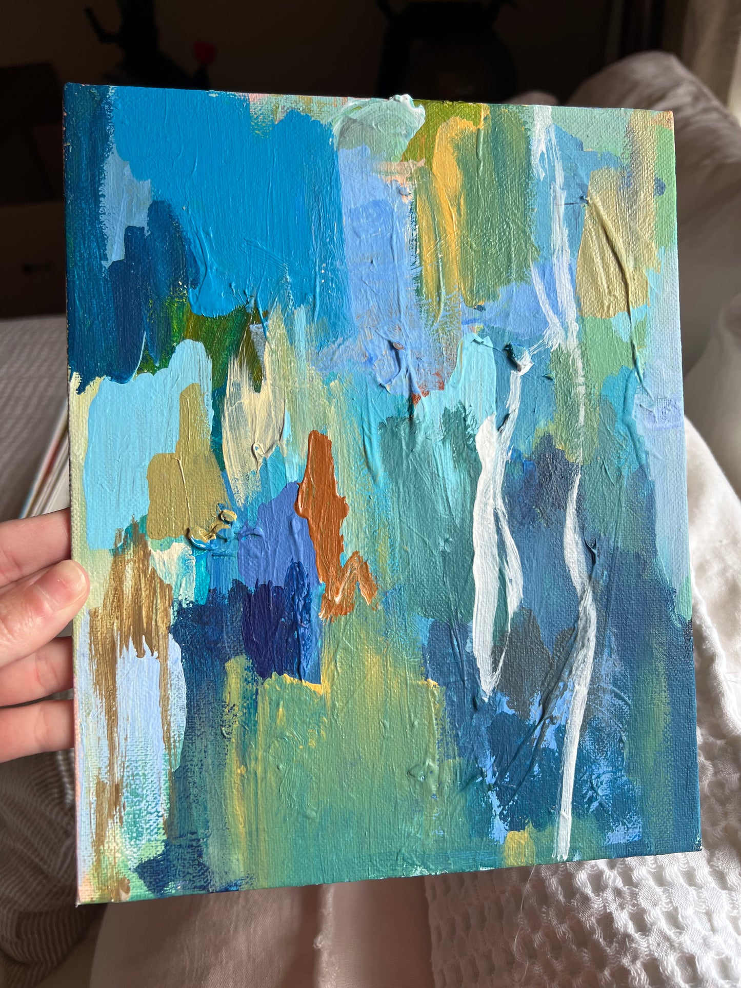 8x10 Abstract on Canvas Panel