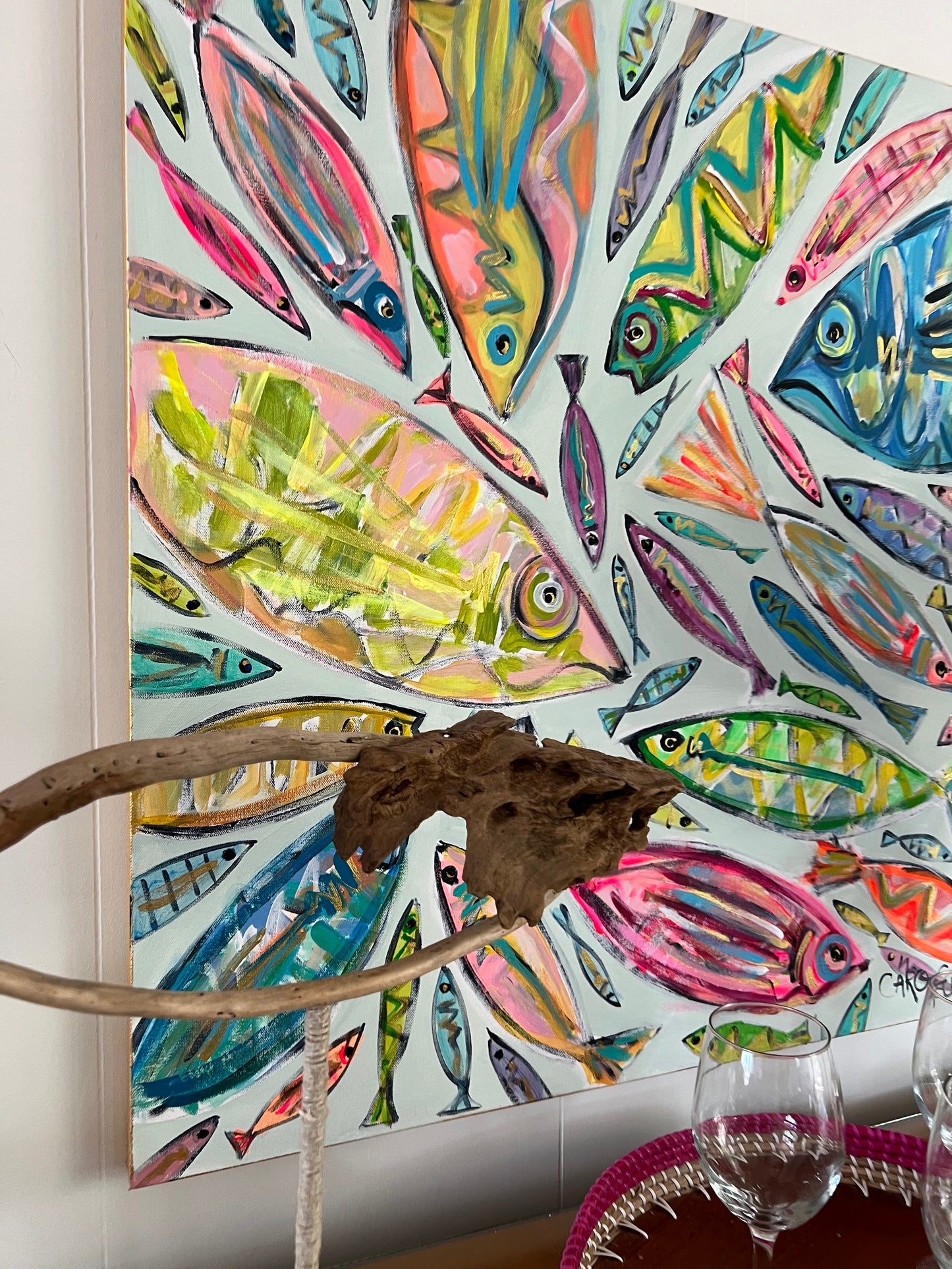 36x36 Fish