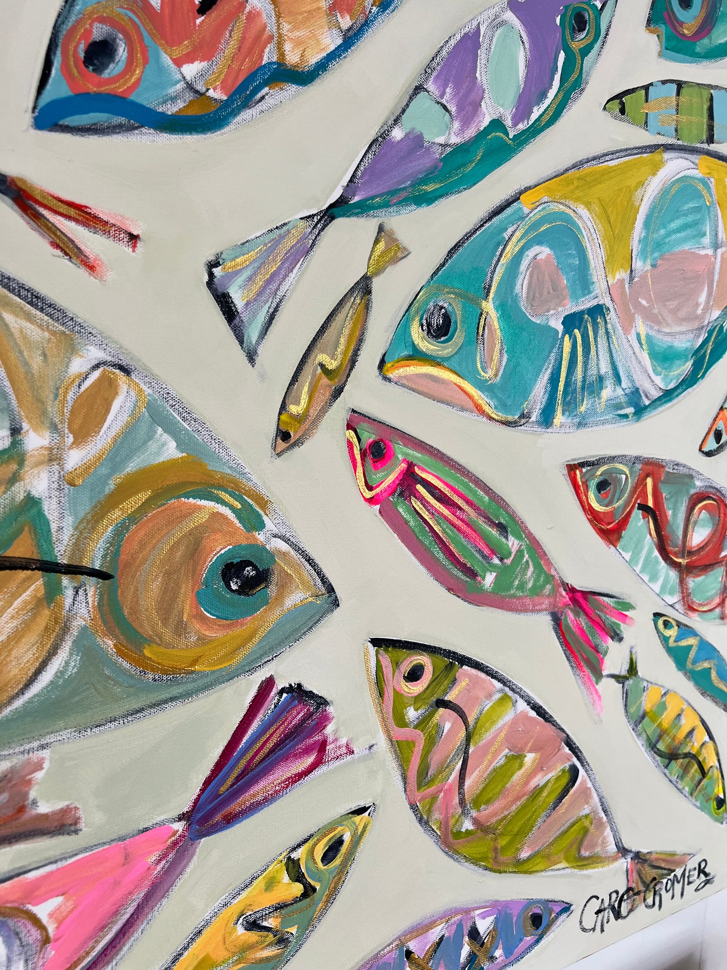 36x36 Fish
