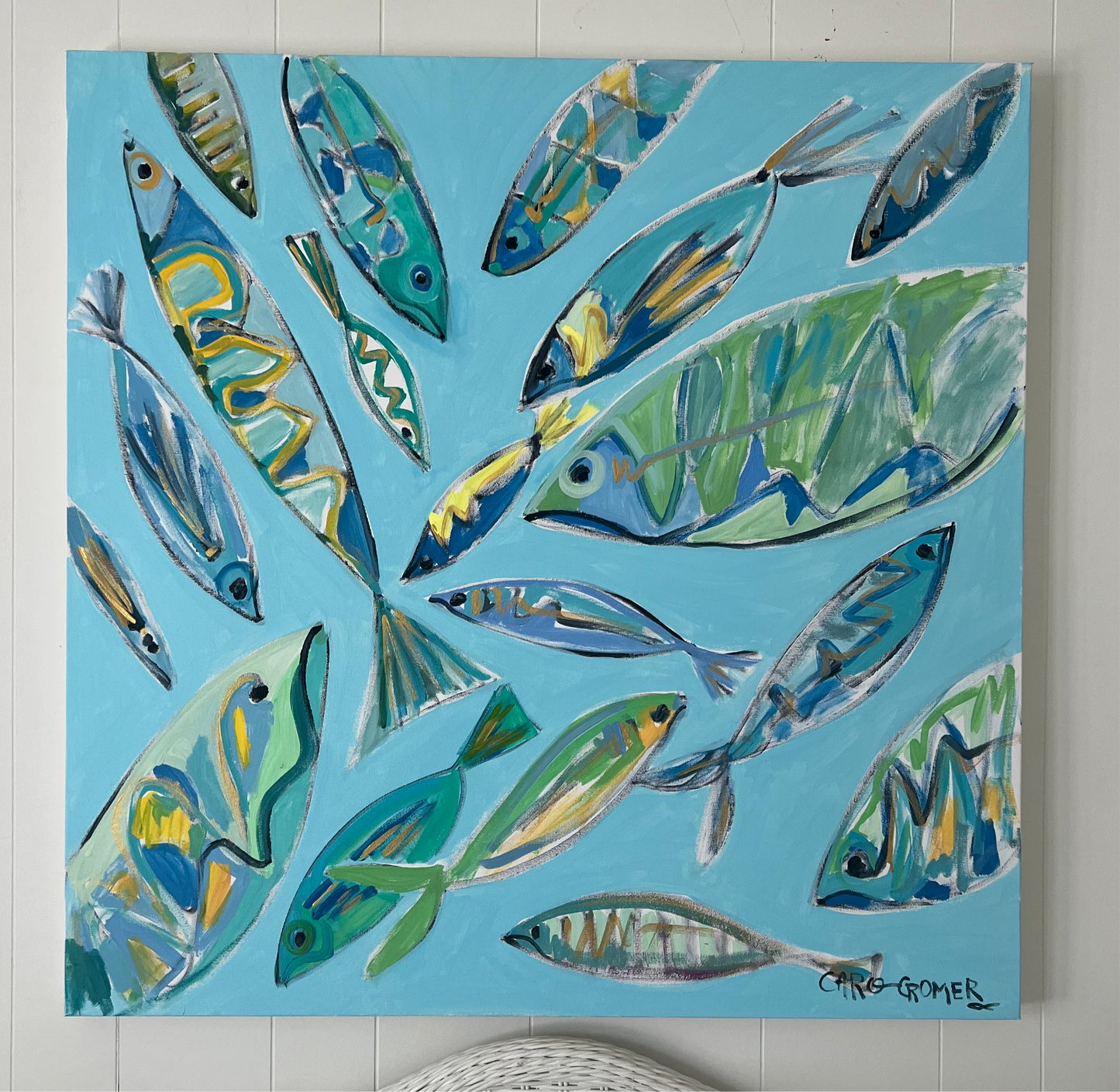36x36 Fish