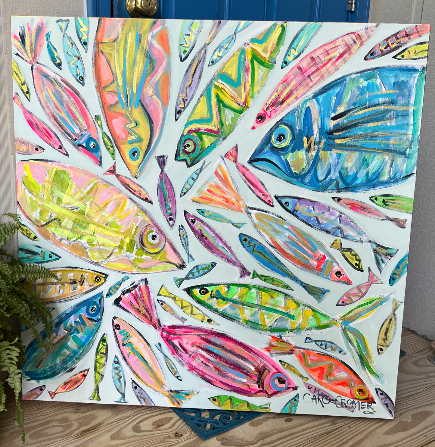 36x36 Fish