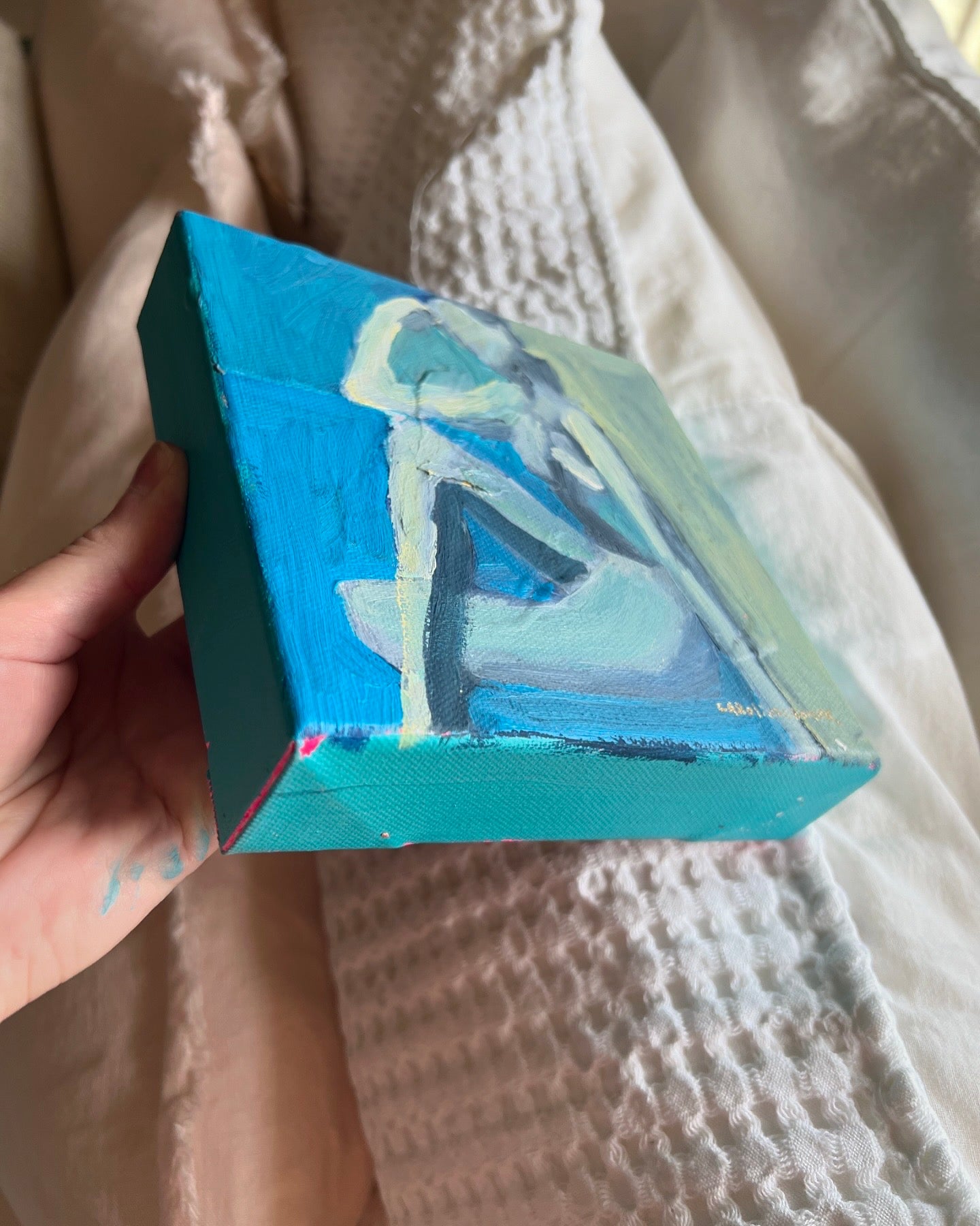 6x6 Figure on Gallery Canvas