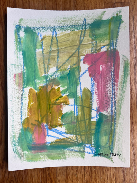 SALE 9x12 Abstract