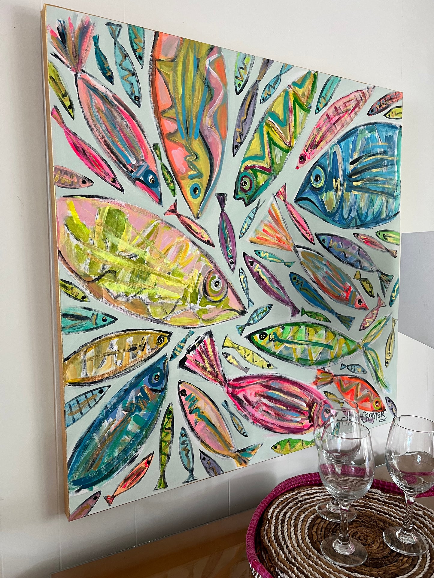 36x36 Fish