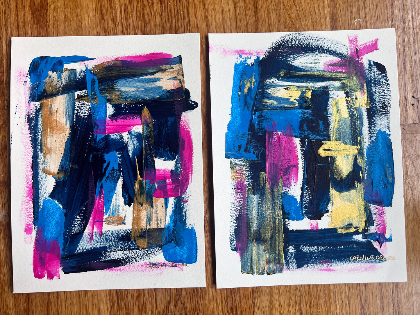 SALE 9x12 Abstract Set