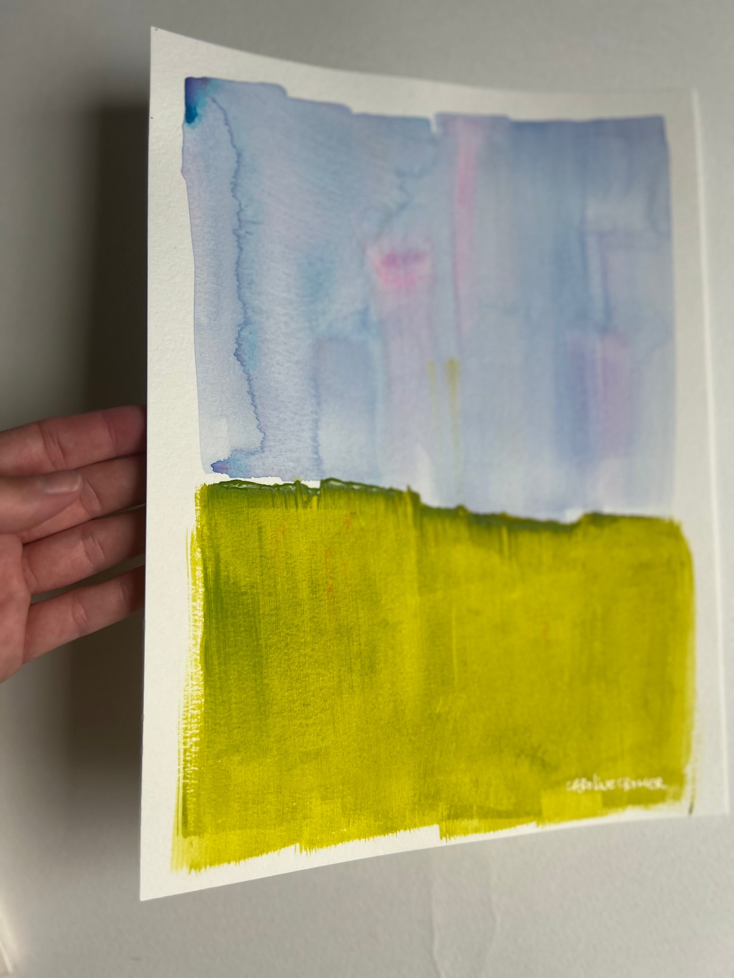 SALE 9x12 Abstract