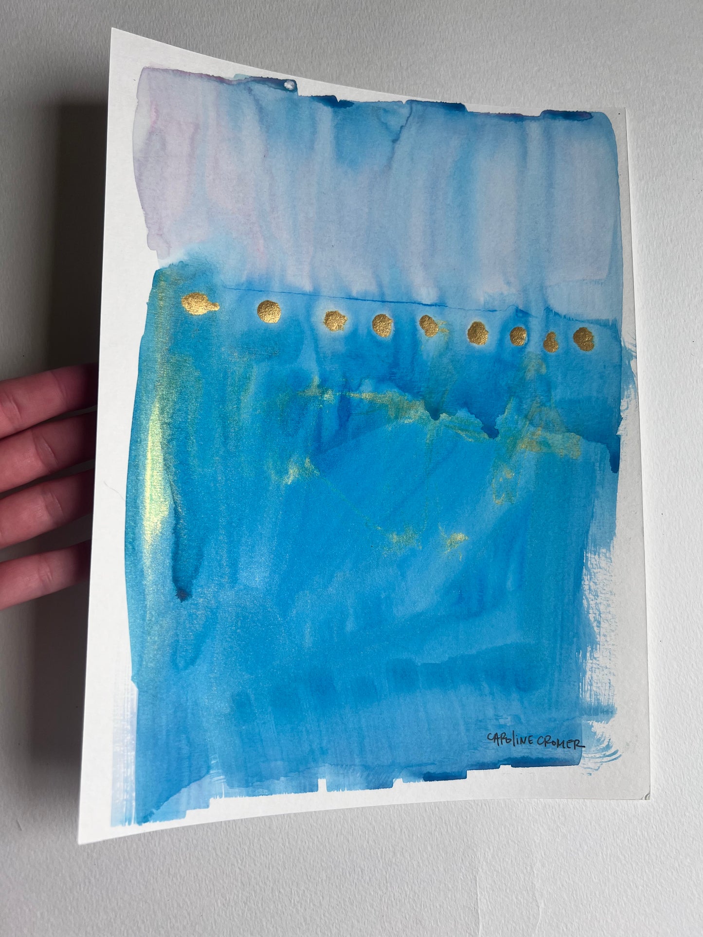 SALE 9x12 Abstract