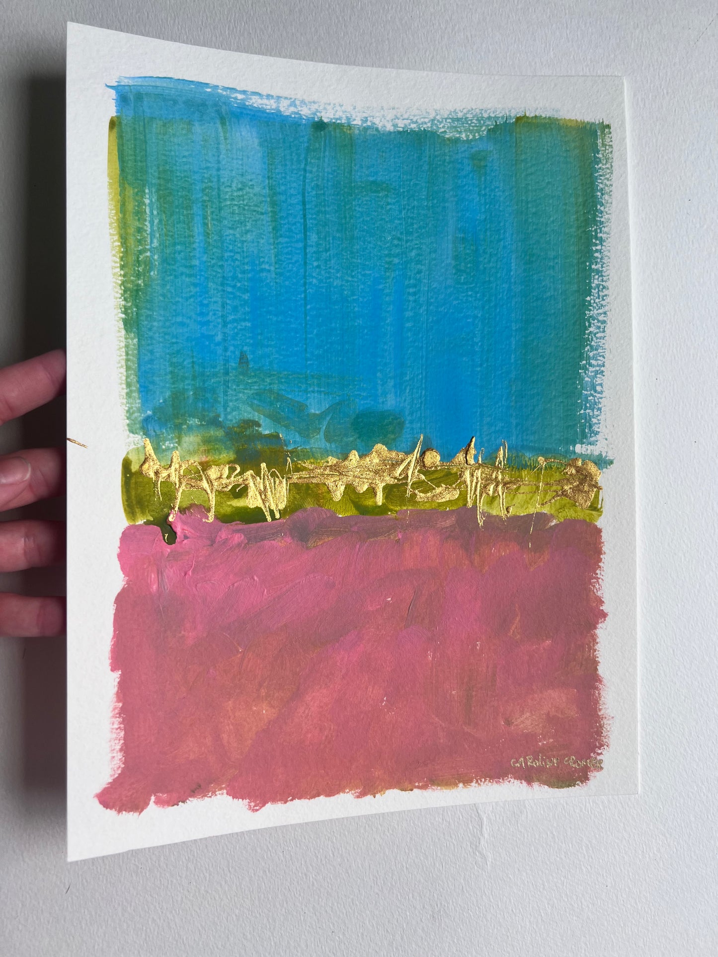 SALE 9x12 Abstract