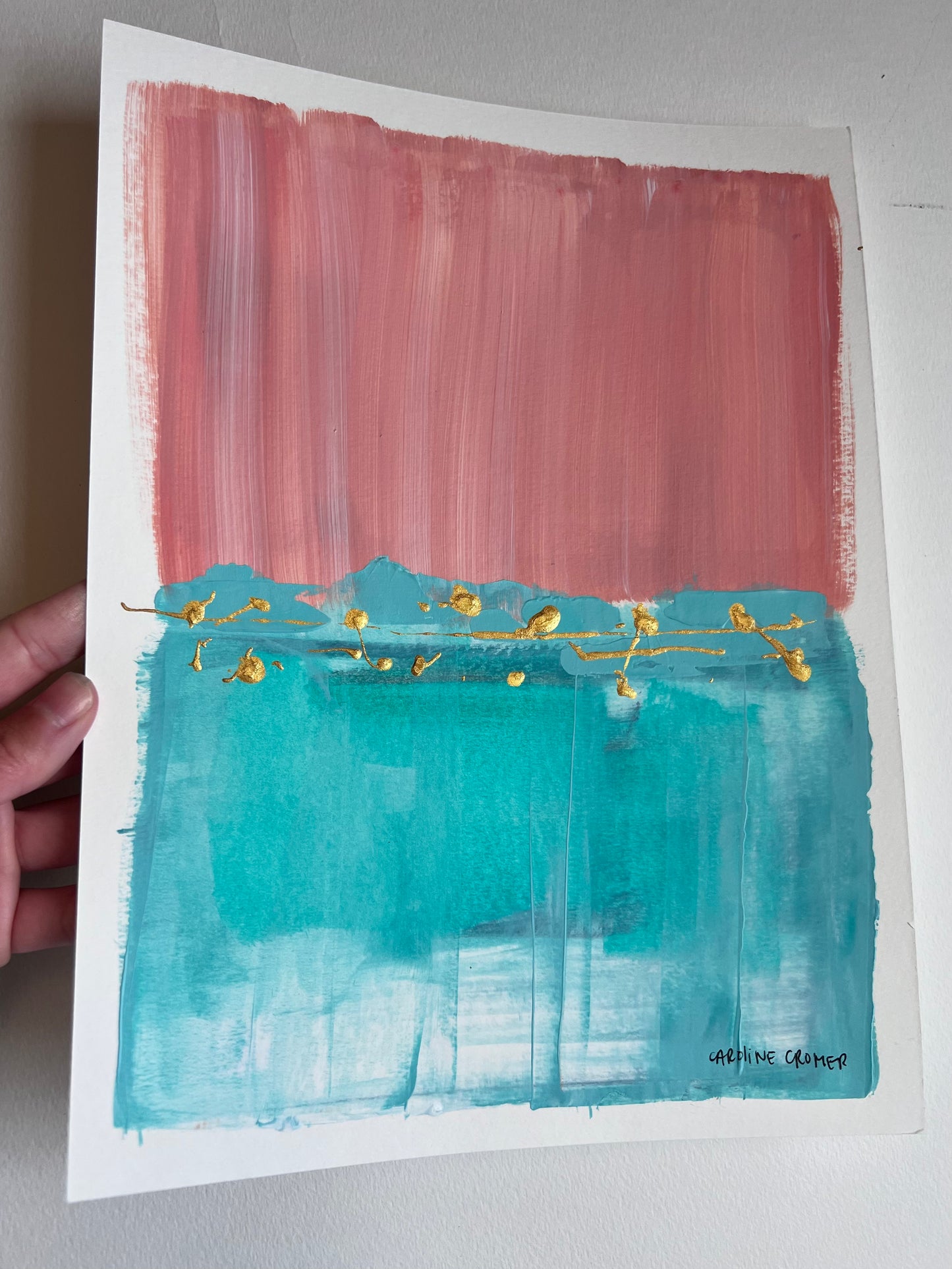 SALE 9x12 Abstract