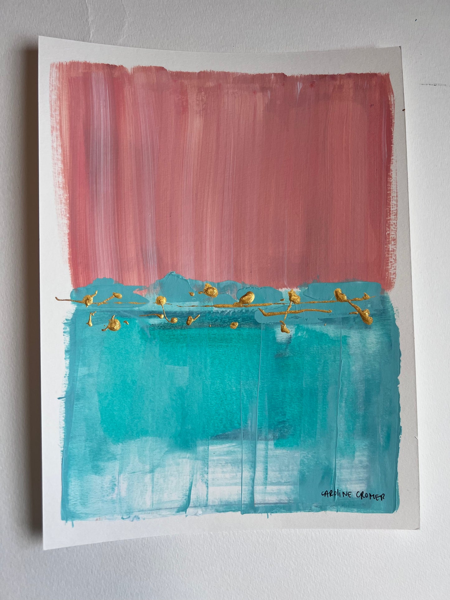 SALE 9x12 Abstract