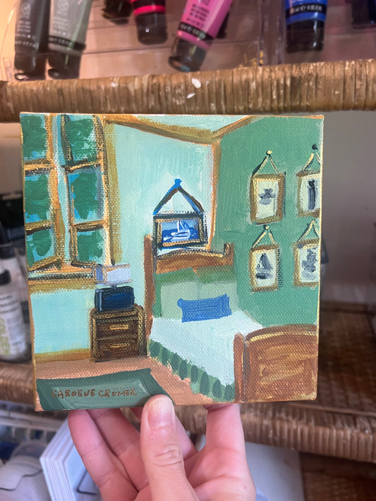 6x6 Interior Bedroom Canvas