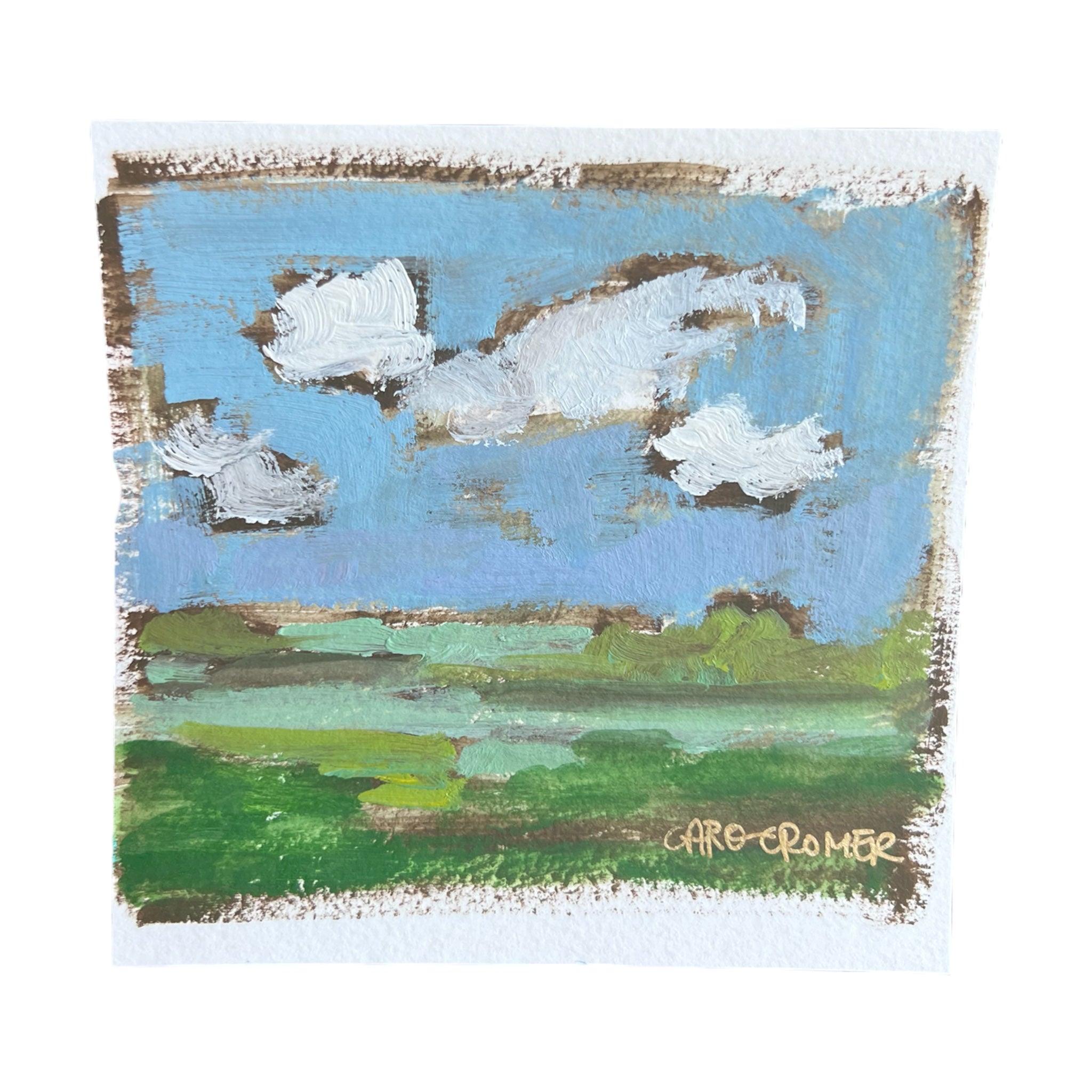 5x5 landscape Caroline Cromer Art