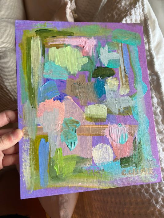 8x10 Abstract on Canvas Panel