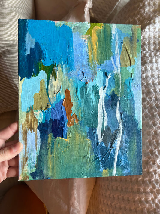 8x10 Abstract on Canvas Panel